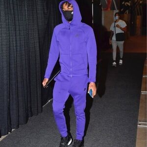 Nike Purple Tracksuit ( pants and zip up )